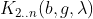 [latex]K_{2..n}(b,g,\lambda)[/latex]